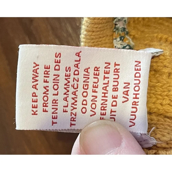 Adrienne Vittadini Girl Gold Cable Knit‎ Sweater Dress 3T Pullover Winter Party - Picture 4 of 6